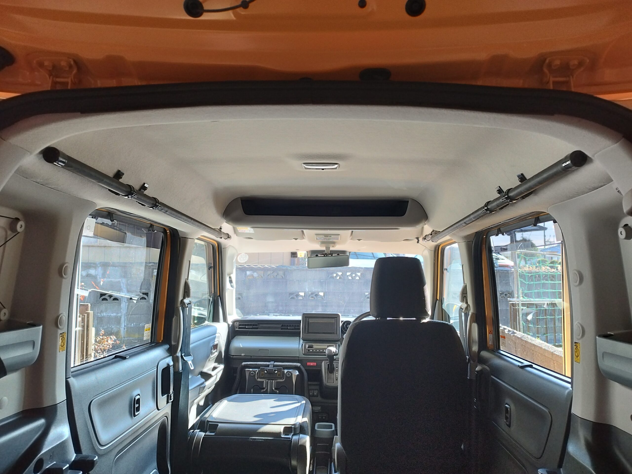 スペーシア専用サイドバーを取り付け（なみのりこぞう）