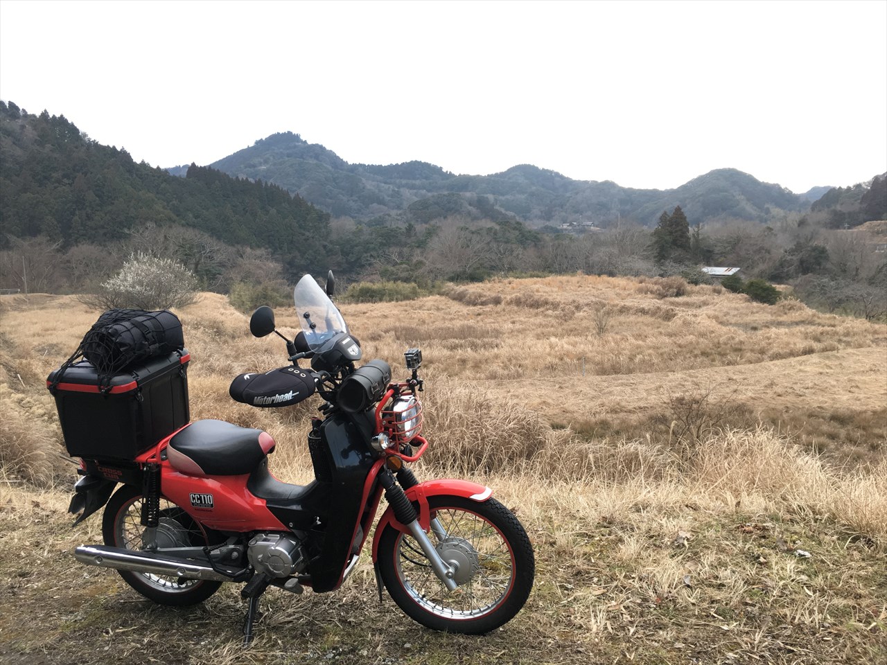 クロスカブをツーリング仕様にプチカスタム 小型バイクで走る日本一周沿岸ツーリング